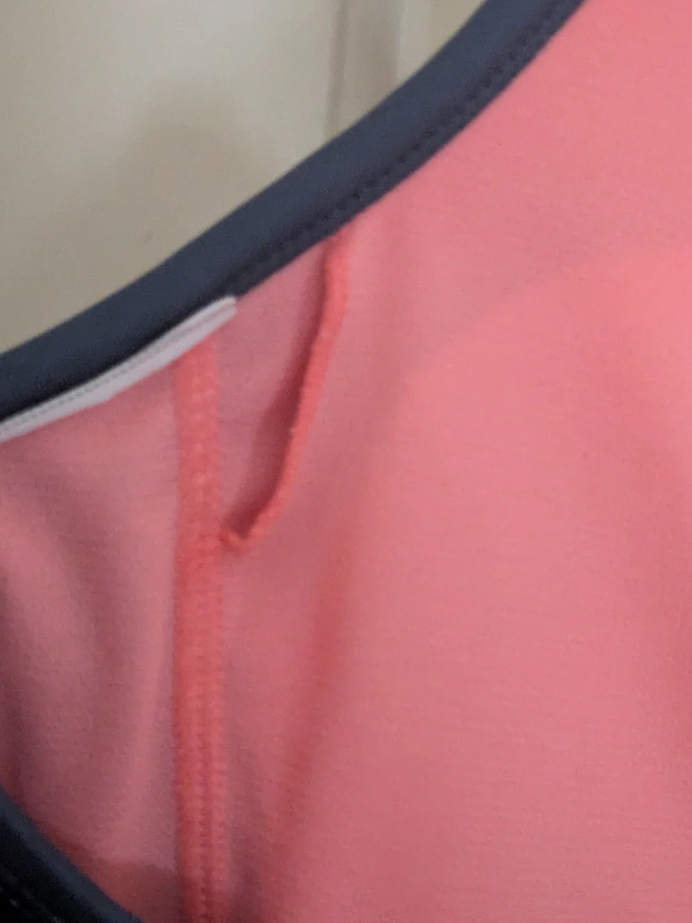Nike Women's Coral Stripe Racerback  Tankini Swim Top 2X